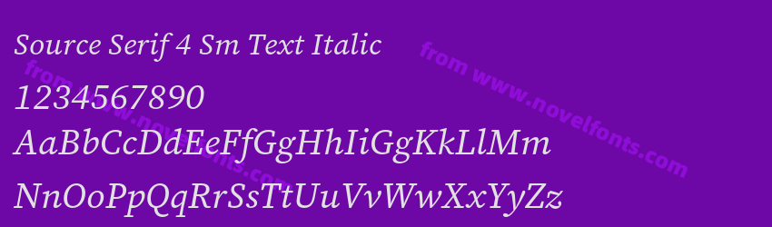 Source Serif 4 Sm Text ItalicPreview Source Serif 4 Sm Text ItalicPreview
