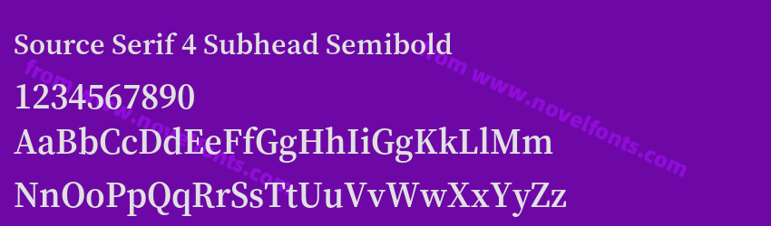 Source Serif 4 Subhead SemiboldPreview Source Serif 4 Subhead SemiboldPreview