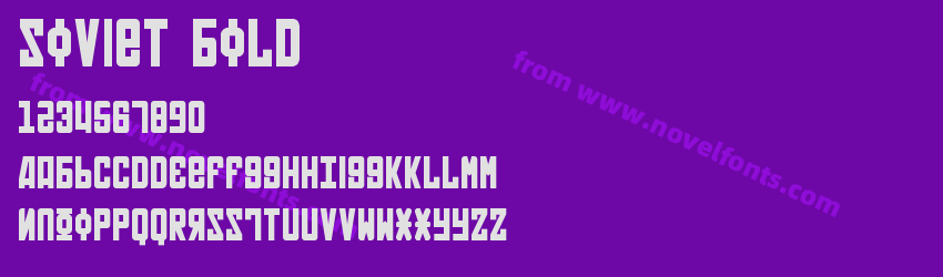 Soviet BoldPreview Soviet BoldPreview