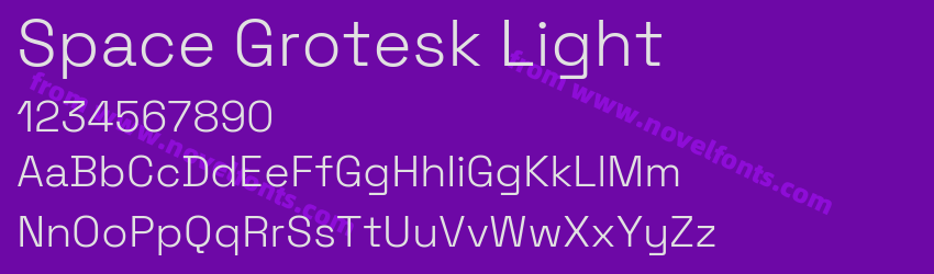 Space Grotesk LightPreview