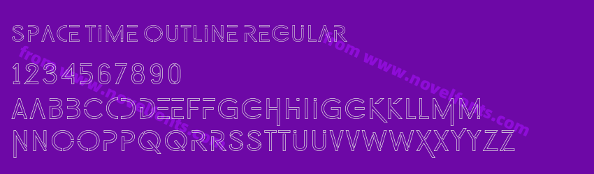 Space Time Outline RegularPreview Space Time Outline RegularPreview