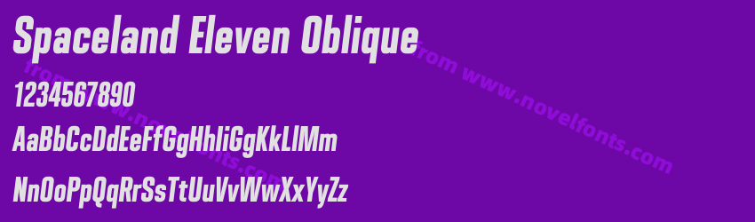 Spaceland Eleven ObliquePreview Spaceland Eleven ObliquePreview