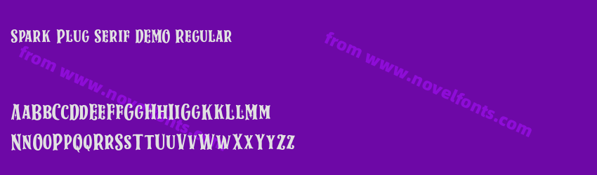 Spark Plug Serif DEMO RegularPreview Spark Plug Serif DEMO RegularPreview