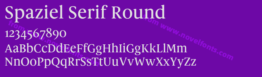 Spaziel Serif RoundPreview Spaziel Serif RoundPreview