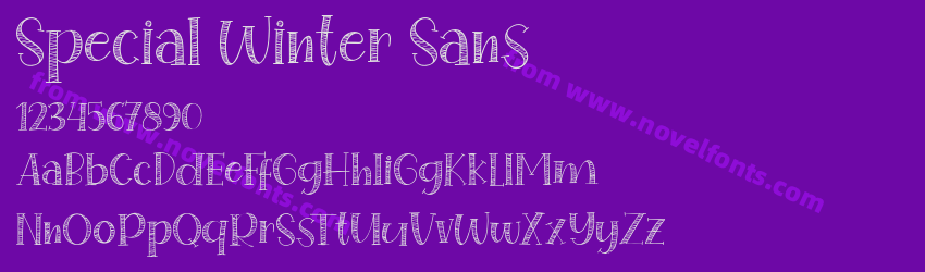 Special Winter SansPreview Special Winter SansPreview