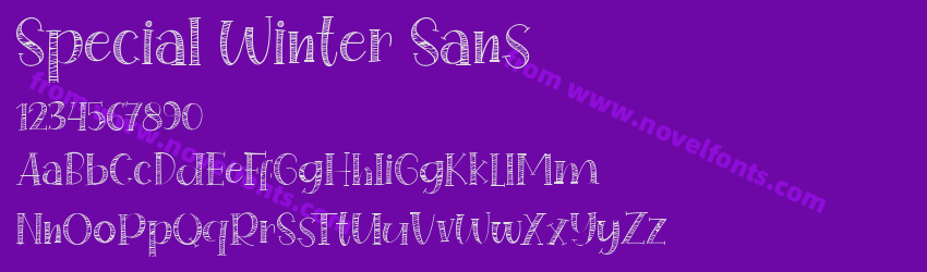 Special Winter SansPreview Special Winter SansPreview