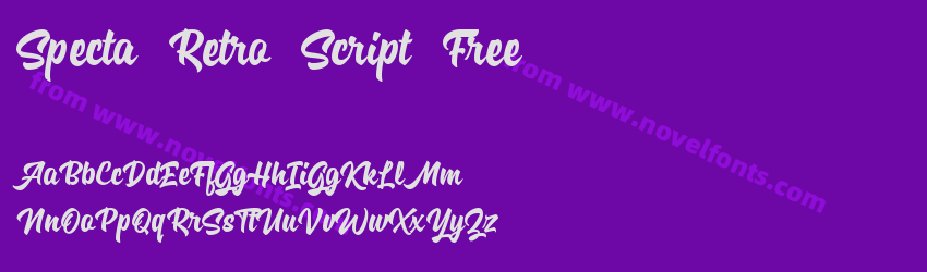 Specta Retro Script FreePreview Specta Retro Script FreePreview