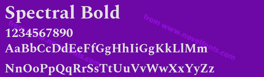 Spectral BoldPreview Spectral BoldPreview