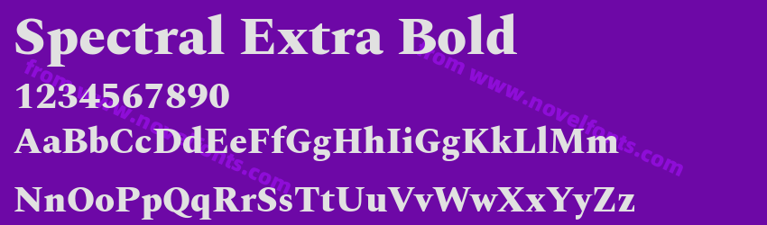 Spectral Extra BoldPreview Spectral Extra BoldPreview