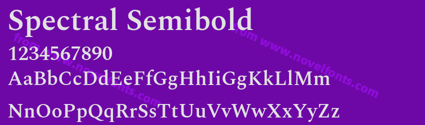 Spectral SemiboldPreview Spectral SemiboldPreview