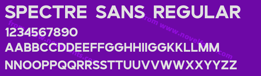 Spectre Sans RegularPreview Spectre Sans RegularPreview
