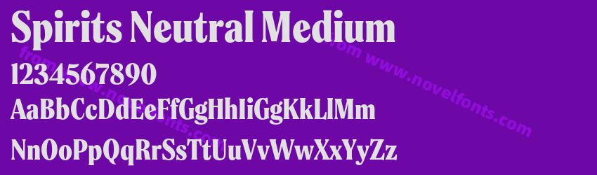 Spirits Neutral MediumPreview Spirits Neutral MediumPreview