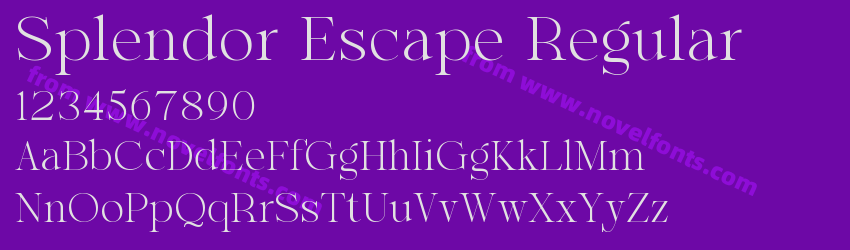 Splendor Escape RegularPreview Splendor Escape RegularPreview