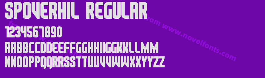 Spoverhil RegularPreview Spoverhil RegularPreview