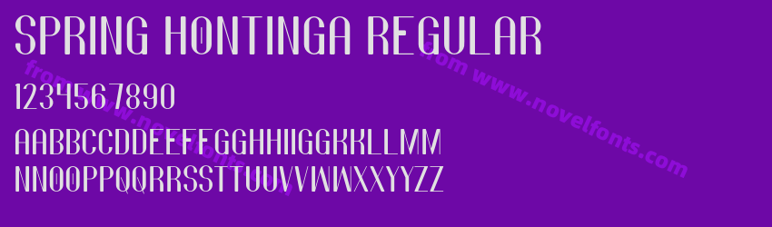 Spring Hontinga RegularPreview Spring Hontinga RegularPreview