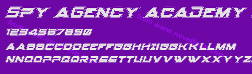 Spy Agency Academy ItalicPreview Spy Agency Academy ItalicPreview