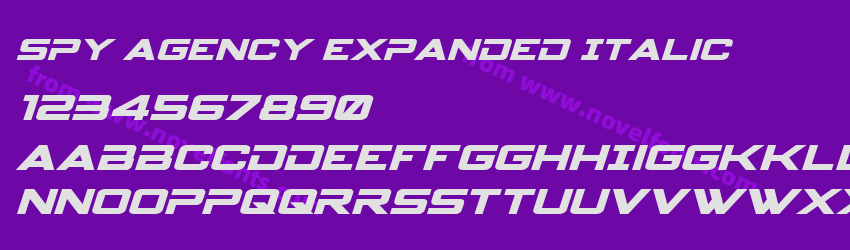 Spy Agency Expanded ItalicPreview Spy Agency Expanded ItalicPreview