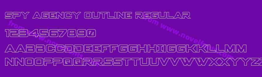 Spy Agency Outline RegularPreview Spy Agency Outline RegularPreview