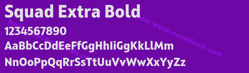 Squad Extra BoldPreview Squad Extra BoldPreview
