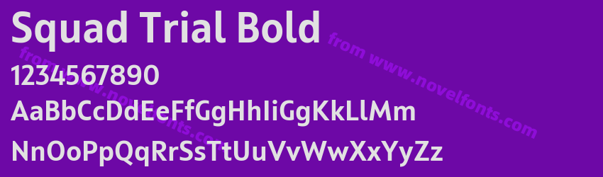 Squad Trial BoldPreview Squad Trial BoldPreview