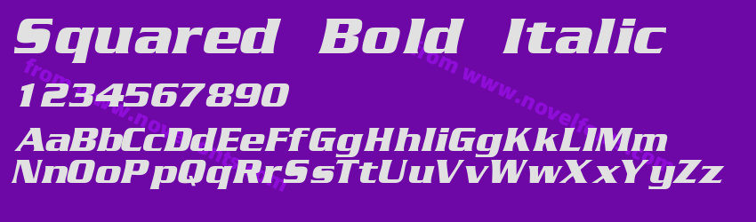 Squared Bold ItalicPreview Squared Bold ItalicPreview