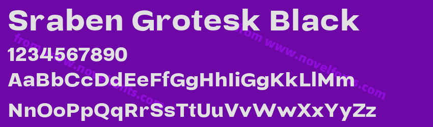 Sraben Grotesk BlackPreview Sraben Grotesk BlackPreview