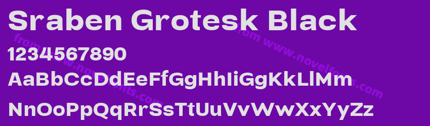 Sraben Grotesk BlackPreview Sraben Grotesk BlackPreview