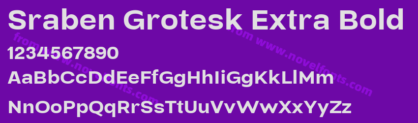 Sraben Grotesk Extra BoldPreview Sraben Grotesk Extra BoldPreview