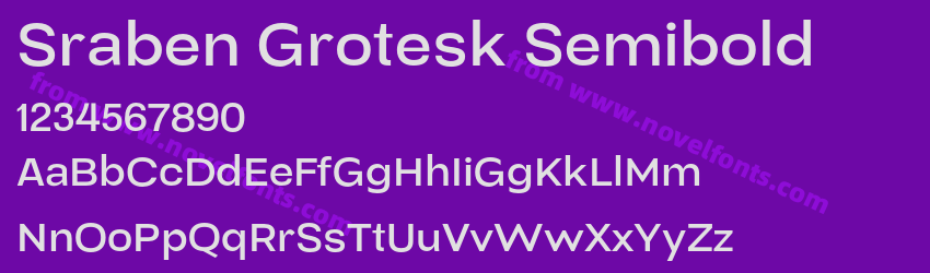 Sraben Grotesk SemiboldPreview Sraben Grotesk SemiboldPreview