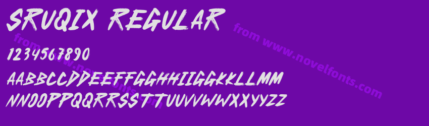 Sruqix RegularPreview Sruqix RegularPreview