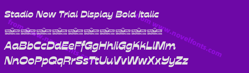 Stadio Now Trial Display Bold ItalicPreview Stadio Now Trial Display Bold ItalicPreview