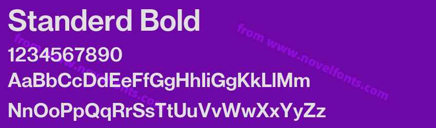 Standerd BoldPreview Standerd BoldPreview