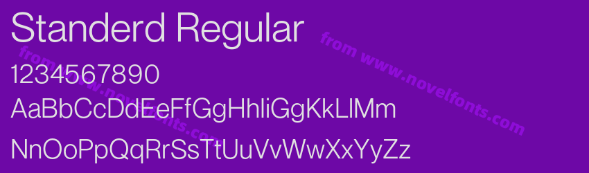 Standerd RegularPreview Standerd RegularPreview