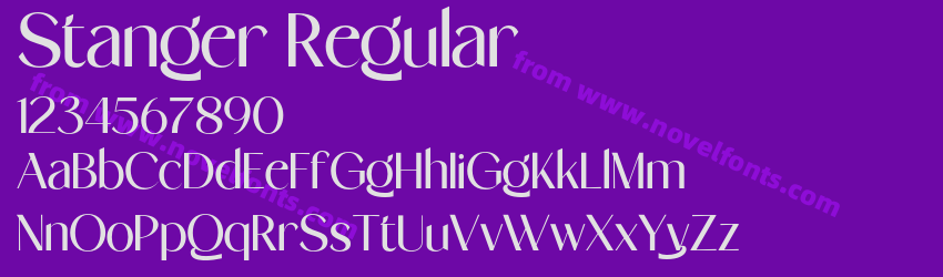 Stanger RegularPreview Stanger RegularPreview