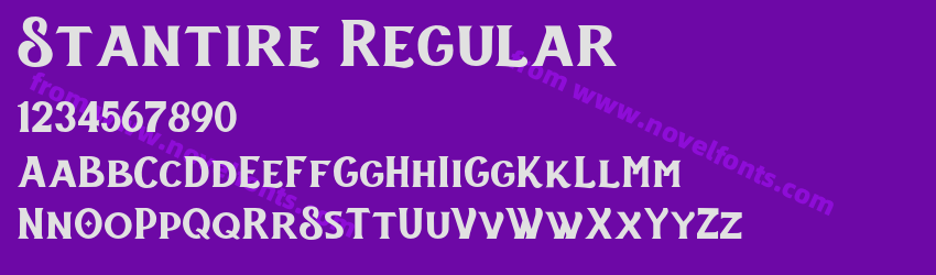 Stantire RegularPreview Stantire RegularPreview