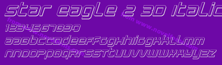 Star Eagle 2 3D ItalicPreview Star Eagle 2 3D ItalicPreview