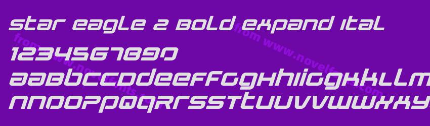 Star Eagle 2 Bold Expand ItalPreview Star Eagle 2 Bold Expand ItalPreview