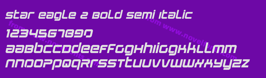 Star Eagle 2 Bold Semi ItalicPreview Star Eagle 2 Bold Semi ItalicPreview