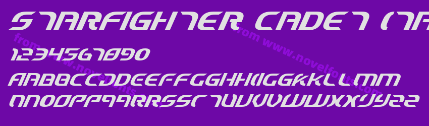 Starfighter Cadet ItalicPreview Starfighter Cadet ItalicPreview