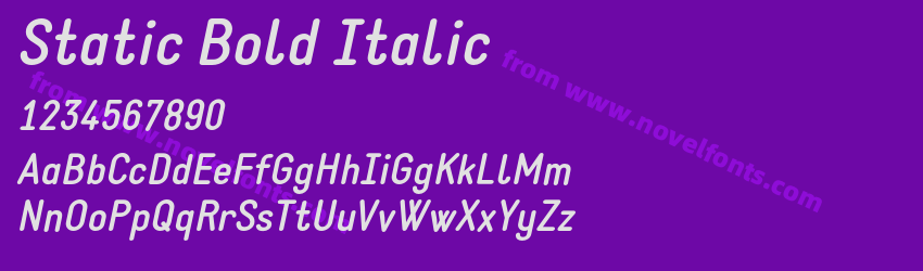 Static Bold ItalicPreview Static Bold ItalicPreview