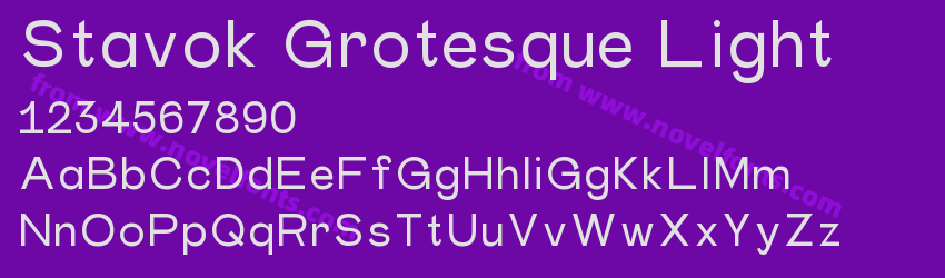 Stavok Grotesque LightPreview Stavok Grotesque LightPreview
