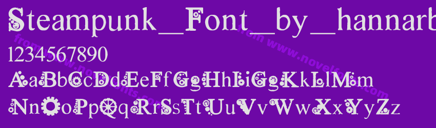 Steampunk_Font_by_hannarbPreview Steampunk_Font_by_hannarbPreview