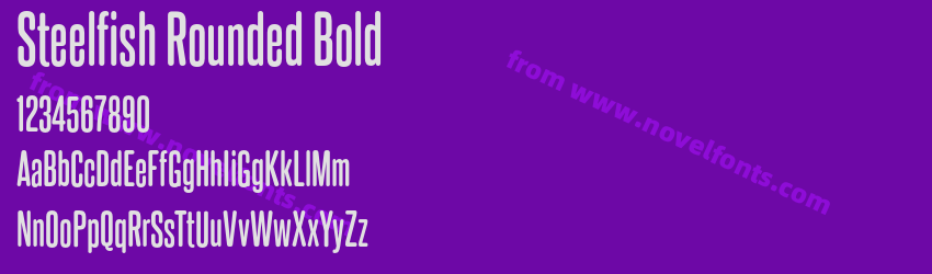 Steelfish Rounded BoldPreview Steelfish Rounded BoldPreview