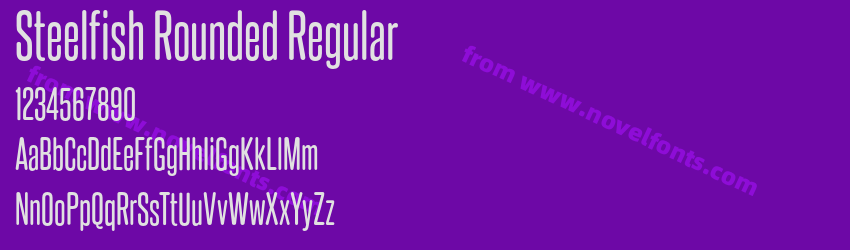 Steelfish Rounded RegularPreview Steelfish Rounded RegularPreview