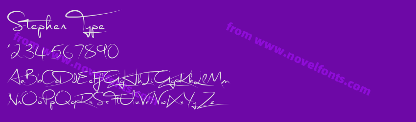 Stephen TypePreview Stephen TypePreview