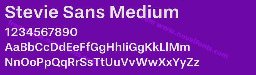 Stevie Sans MediumPreview Stevie Sans MediumPreview