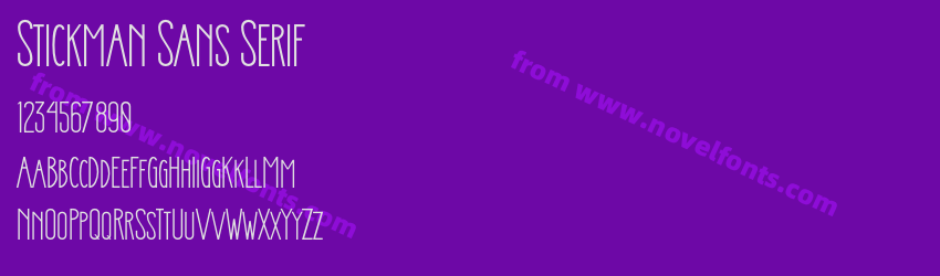 Stickman Sans SerifPreview Stickman Sans SerifPreview