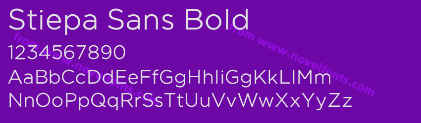 Stiepa Sans BoldPreview Stiepa Sans BoldPreview
