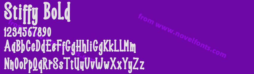 Stiffy BoldPreview Stiffy BoldPreview