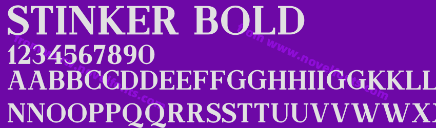 Stinker BoldPreview Stinker BoldPreview